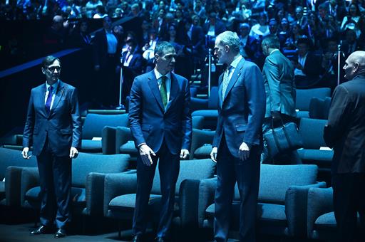 Presidente del Ejecutivo de España acompaña al Rey en la inauguración del GSMA Mobile World Congress Barcelona 2026