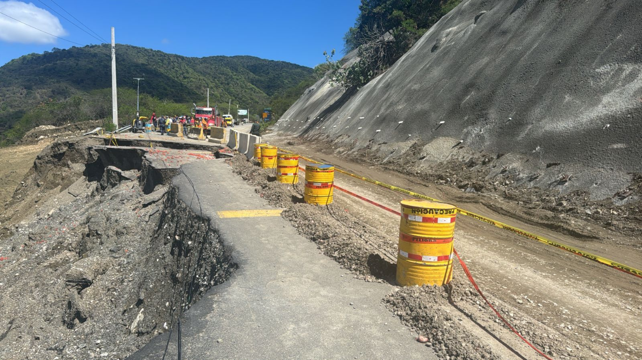 Cierre total temporal en la carretera Ocoa-Cruce de Ocoa para construcción de paso provisional