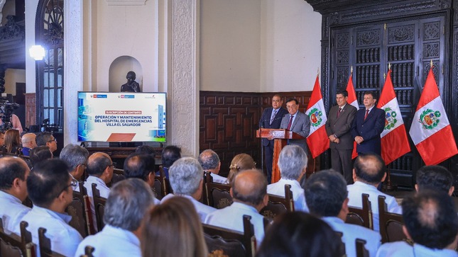 El presidente de la República peruana: El Gobierno de Perú está orientado a promover la educación, la medicina y la salud