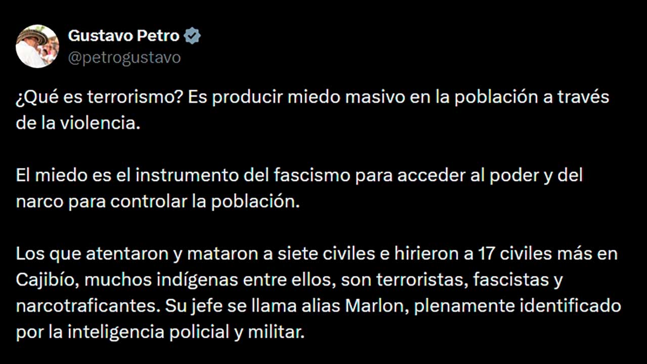 Colombia: presidente de la República colombiano denunciará ante la Corte Penal Internacional a responsables de ataque en Cajibío, Cauca