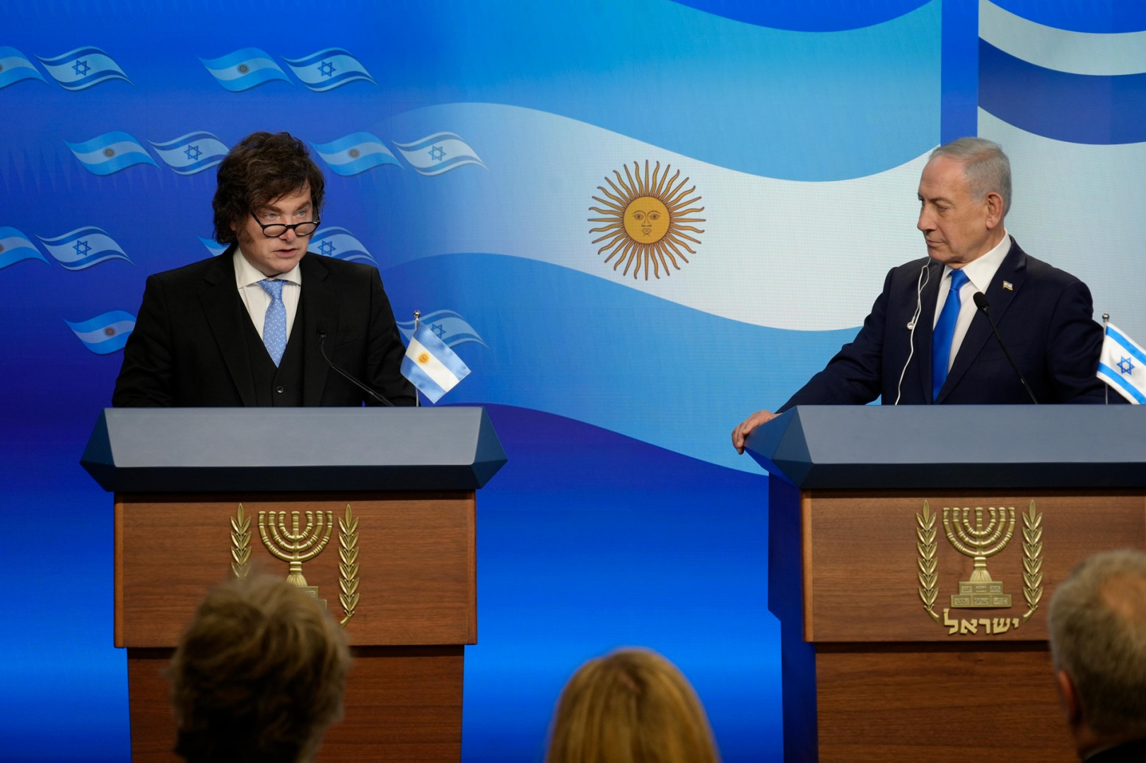 Presidente de Argentina destacó la unión moral, espiritual y política con Israel tras reunirse con Benjamin Netanyahu