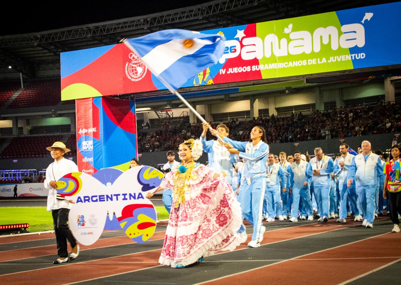 Argentina 2026: Delegación argentina desfiló en el acto de apertura