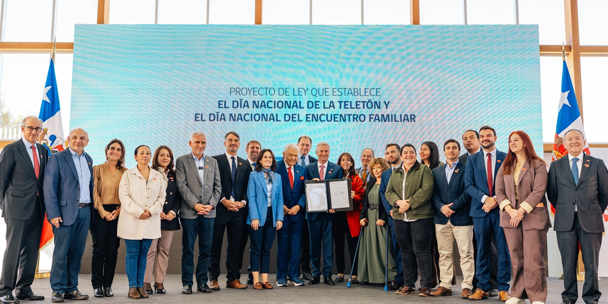 Presidente de Chile envía proyecto de ley para institucionalizar el Día de la Teletón y da inicio a la campaña 2026