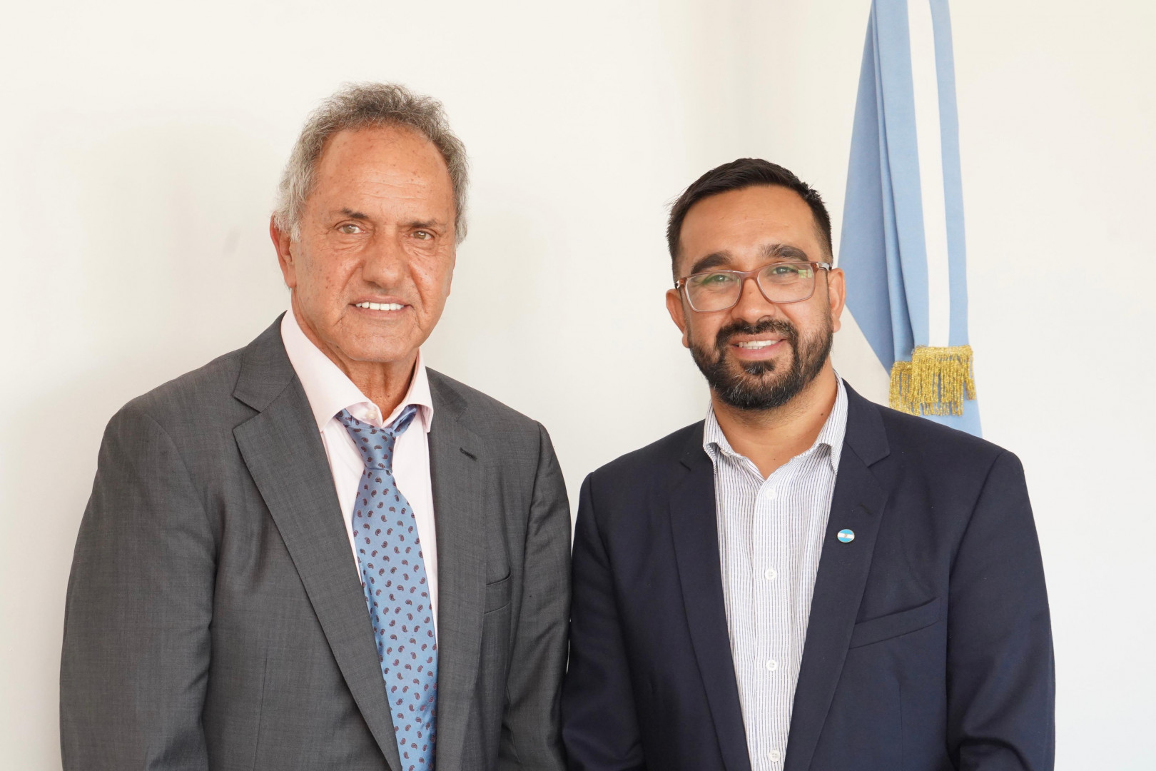 Scioli recibió al ministro de Turismo y Cultura de la provincia de San Luis