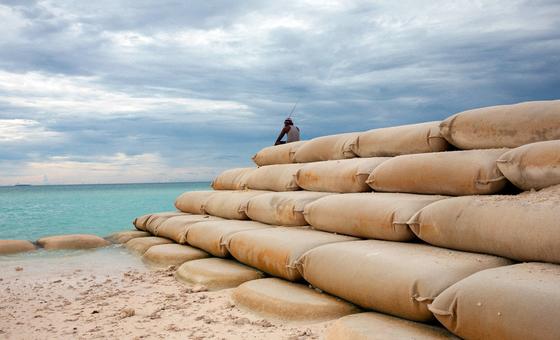 Se requiere arena tanto para la construcción como para mitigar el cambio climático