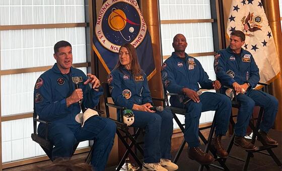 Astronautas de Artemis II llegan a la ONU