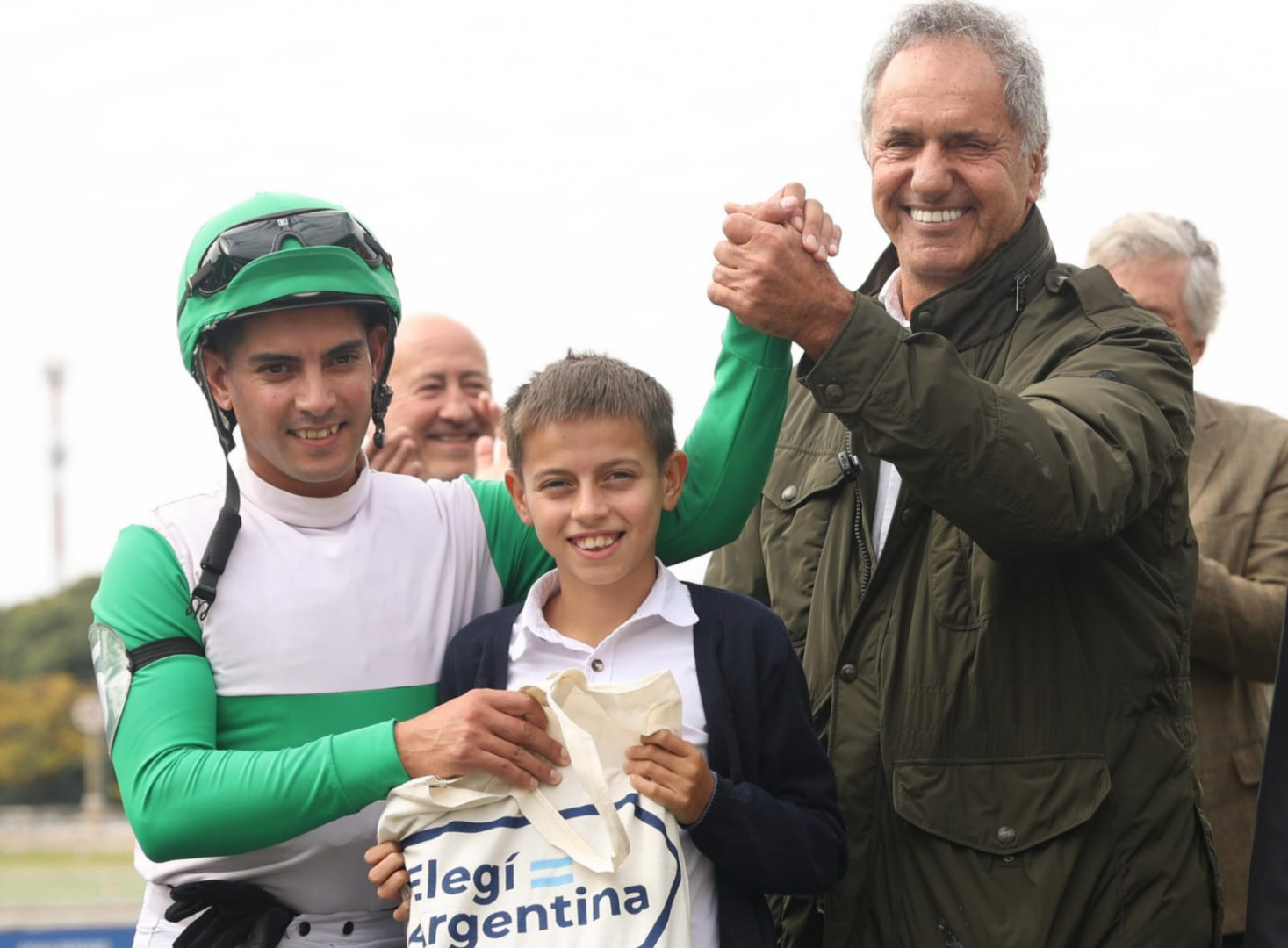 Daniel Scioli participó en la celebración de los 150 años del Hipódromo de Palermo
