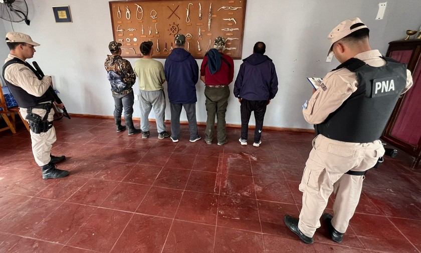 Prefectura realiza operativo contra la caza ilegal en Concepción del Uruguay, Argentina