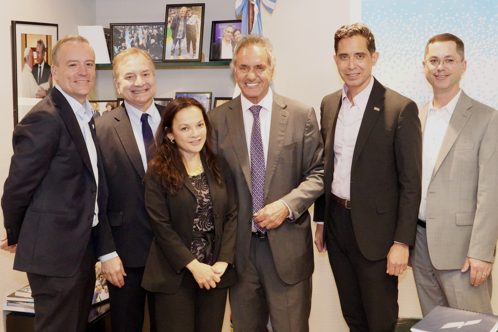 Scioli se reunió con directivos de las aerolíneas de Estados Unidos