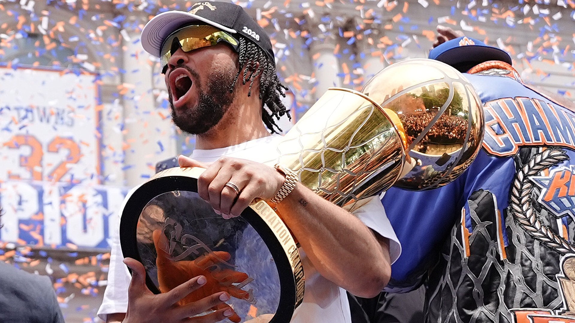 Desfile de campeones de los Knicks en Nueva York, Estados Unidos