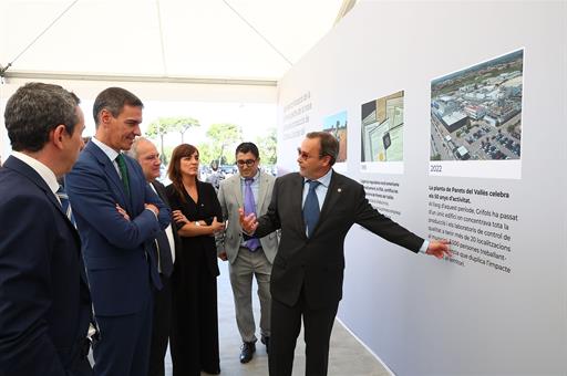 Pedro Sánchez destaca que la nueva planta de Grifols en Lliçà de Vall (Barcelona), España, fortalecerá la autonomía estratégica de Europa