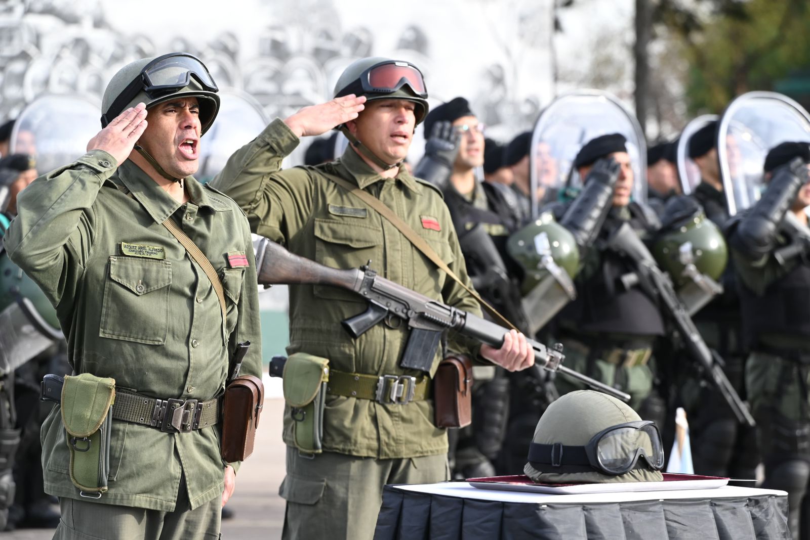 Inauguraron un cenotafio en homenaje al Sargento Ayudante en Córdoba, Argentina