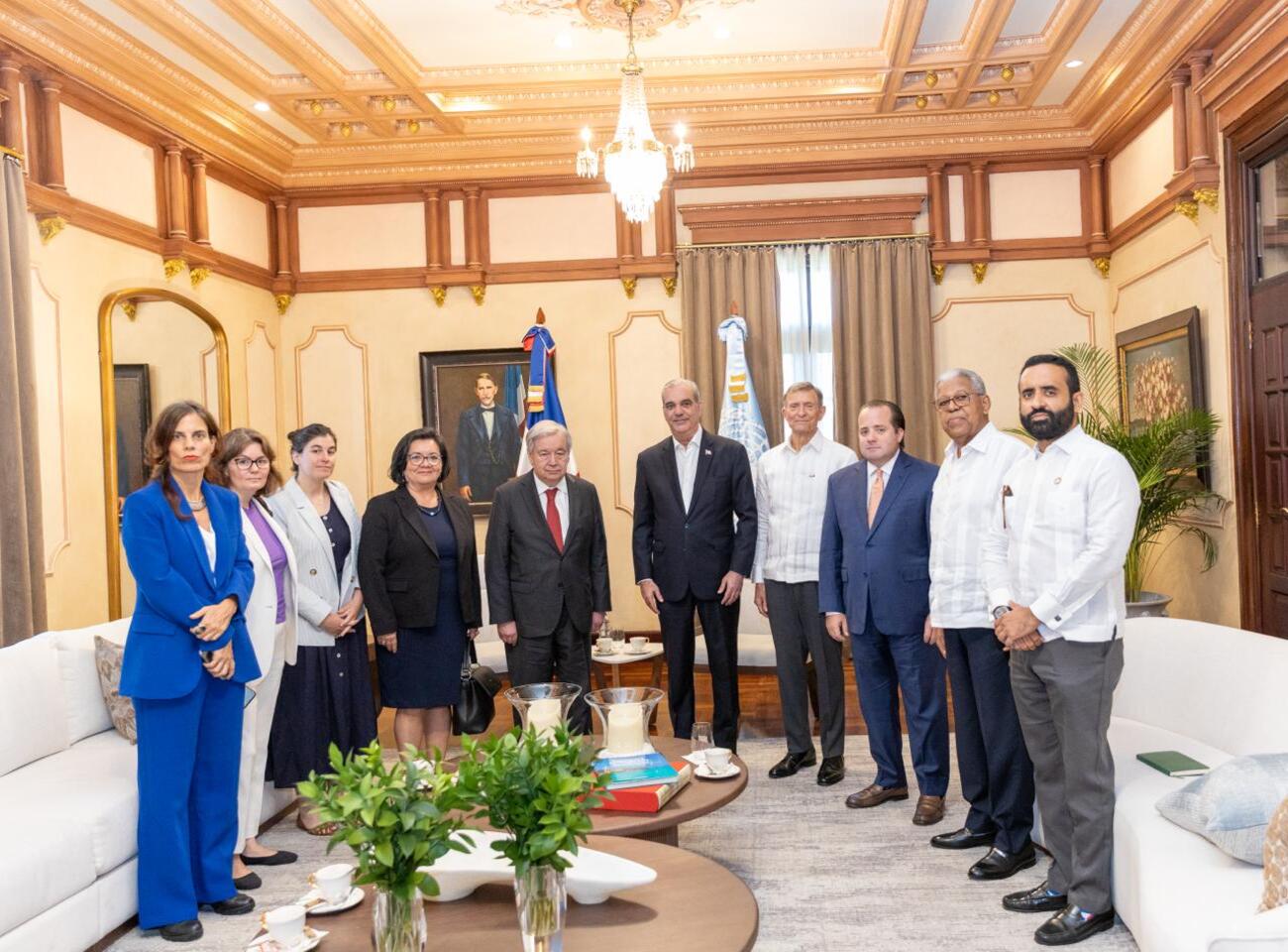 Secretario general de la ONU agradece apoyo de República Dominicana y dice que restablecer la seguridad en Haití es una prioridad absoluta