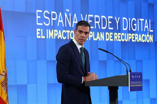 Pedro Sánchez anuncia que España ha cumplido 9 de cada 10 reformas del Plan de Recuperación pactadas con la Comisión Europea