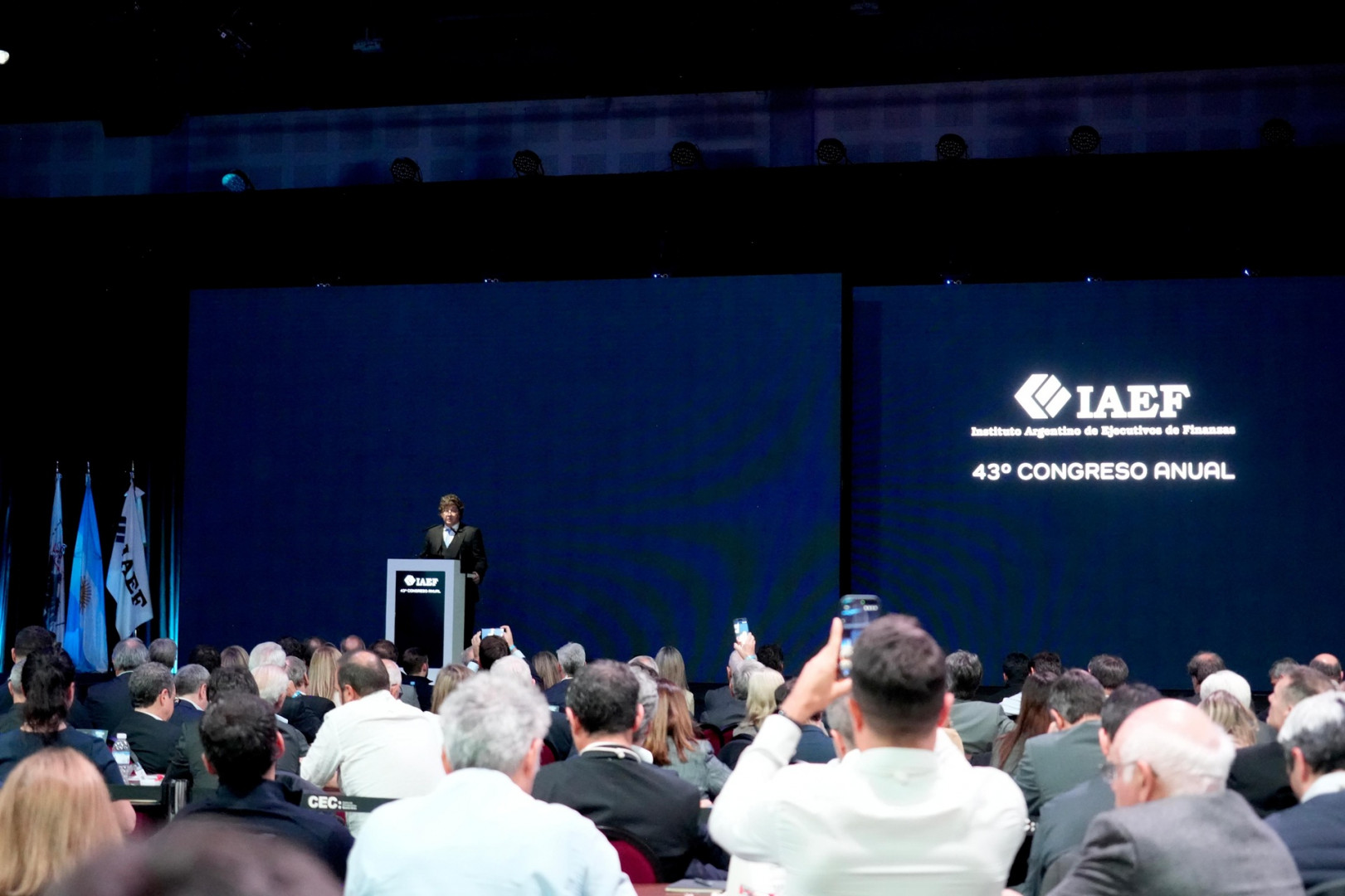 Milei afirma en el Congreso anual del IAEF que construyeron el programa que Argentina necesitaba