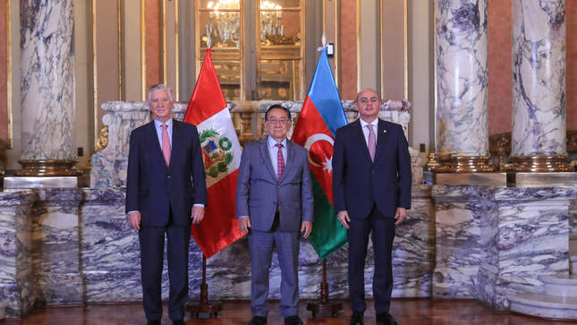 Presidente Balcázar recibió cartas credenciales de embajadores de la Orden de Malta, Azerbaiyán y Chile