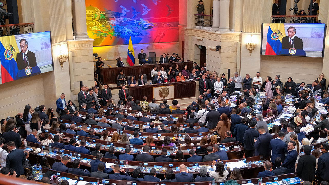 Gustavo Petro, presidente de Colombia, instaló el nuevo Congreso 2026-2030 con balance positivo en lo social, económico y de seguridad