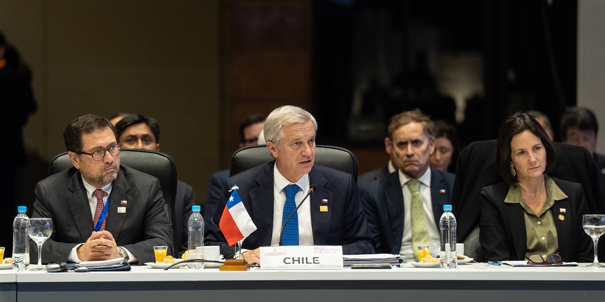 José Antonio Kast interviene en la sesión plenaria de la LXVIII Cumbre del Mercosur José Antonio Kast interviene en la sesión plenaria de la LXVIII Cumbre del Mercosur