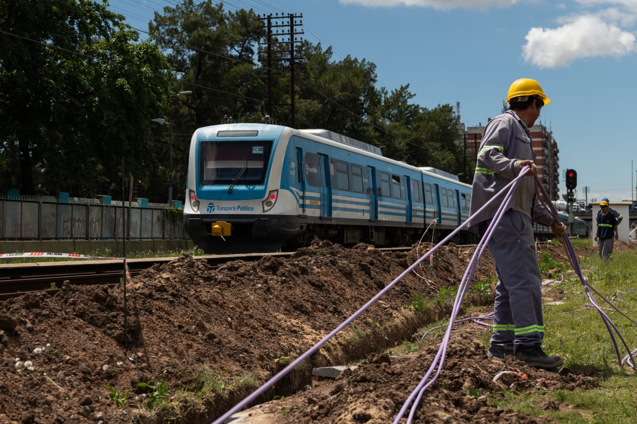 Obras clave para la seguridad operacional en la línea Sarmiento