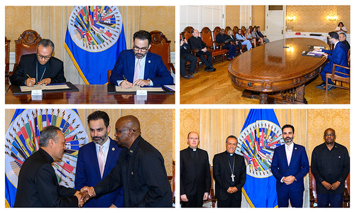 Secretaría General de la OEA y Consejo Episcopal Latinoamericano y Caribeño unen esfuerzos contra drogas y crimen organizado