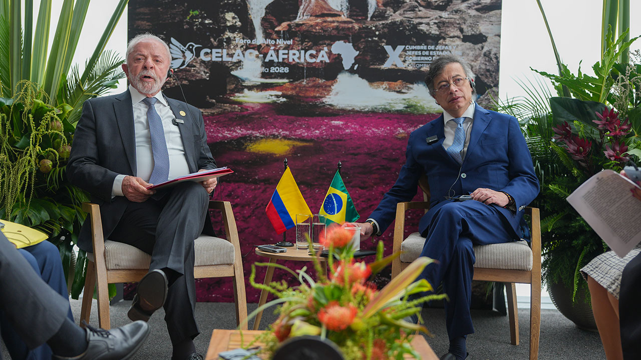Gustavo Petro dialogó con Luiz Inácio Lula