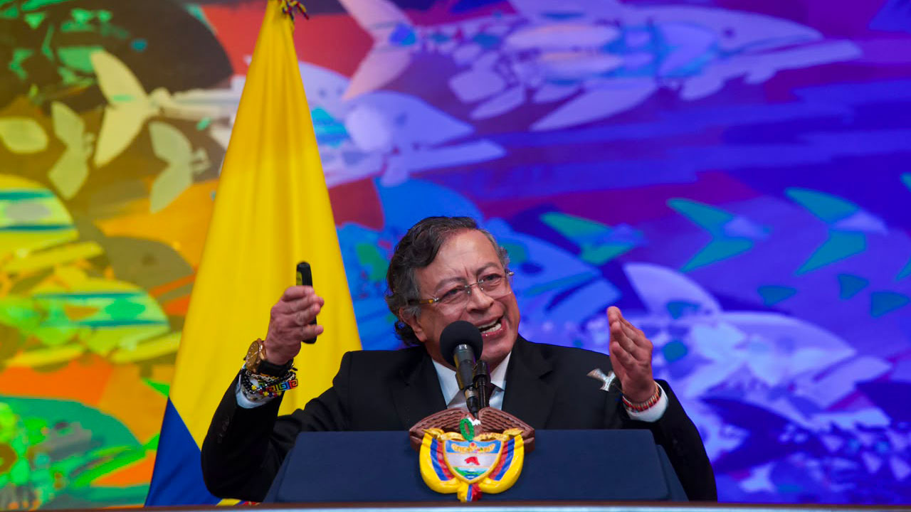 Presidente de Colombia Gustavo Petro dice que el Congreso debe acelerar el 