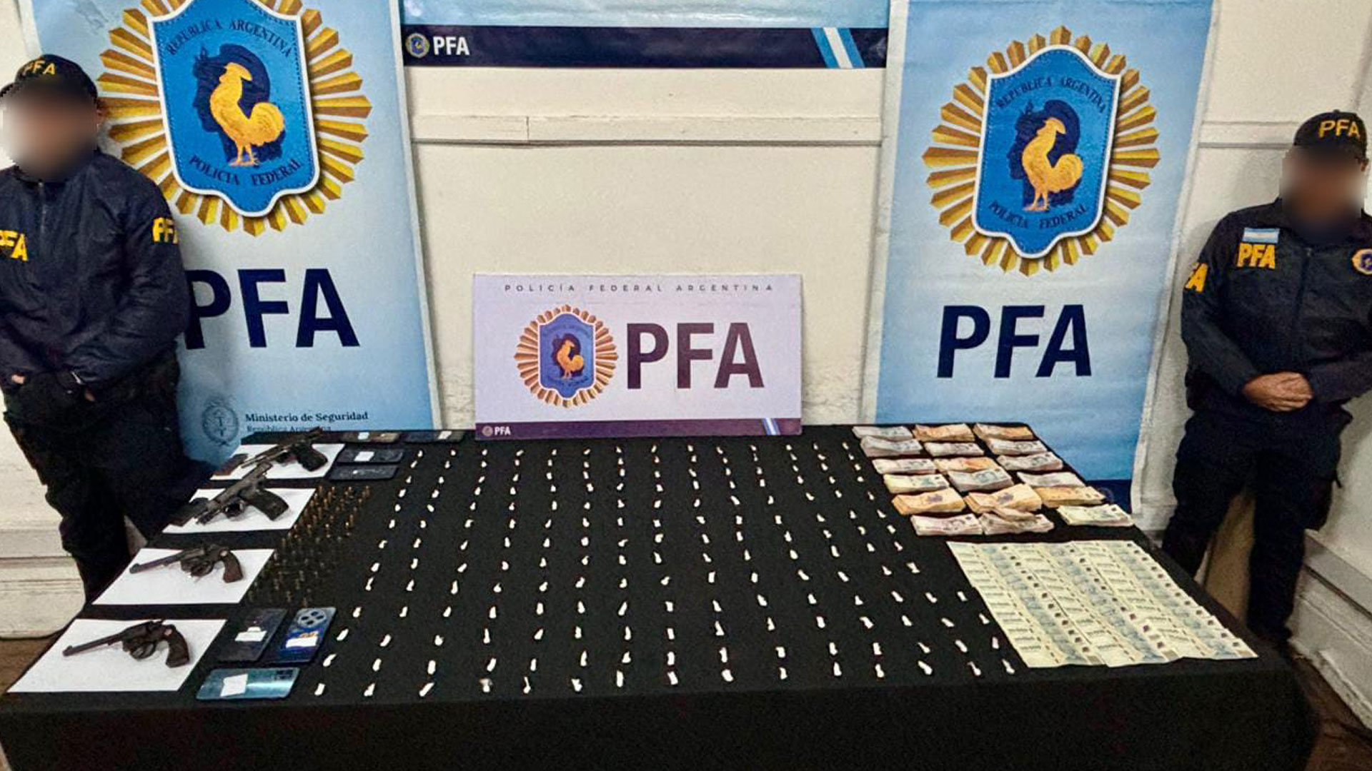 El DFI de la PFA desbarató una red de narcotráfico en Rosario, Argentina