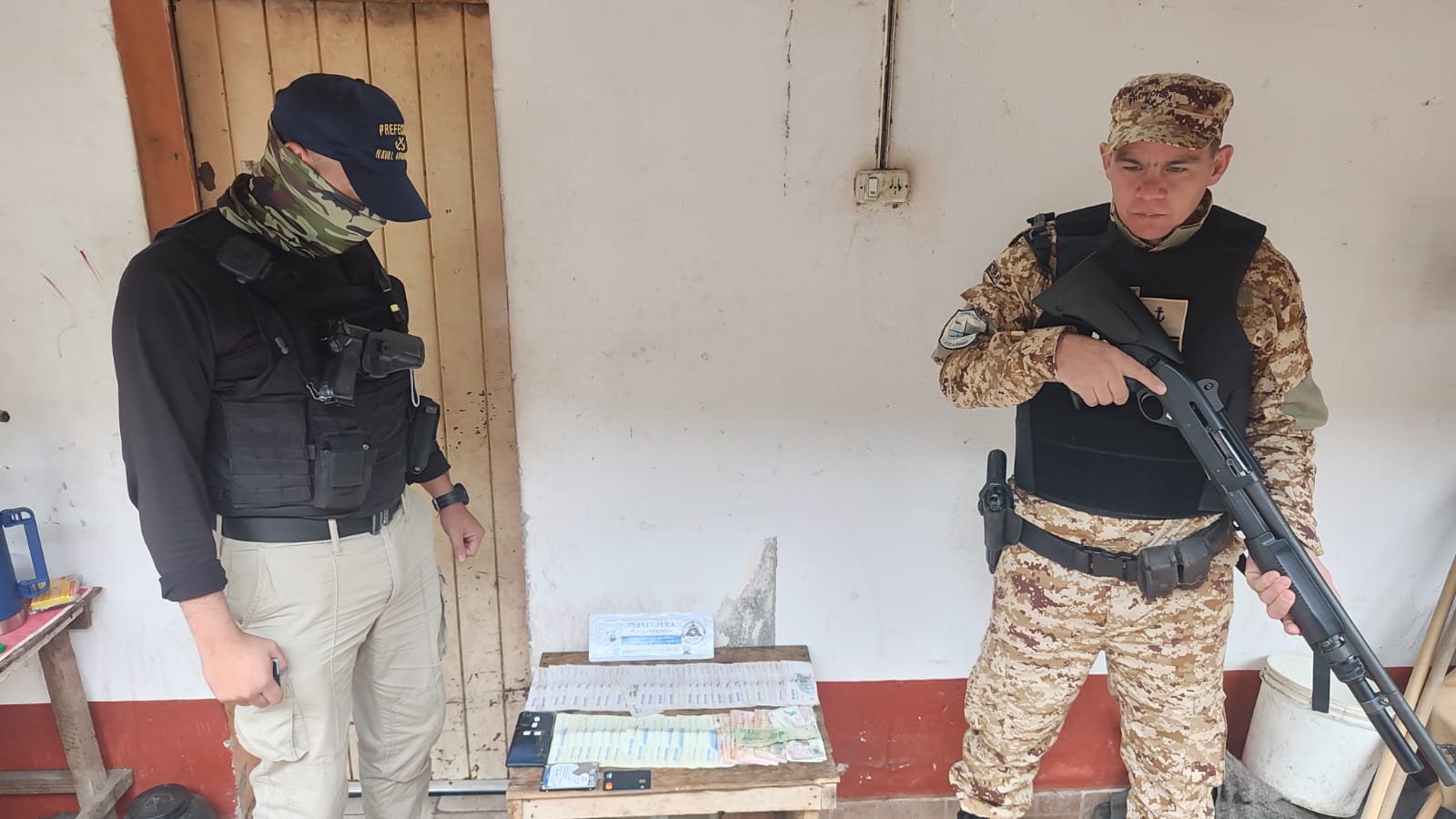 Prefectura desbarató una organización narco en Corrientes, Argentina con cuatro