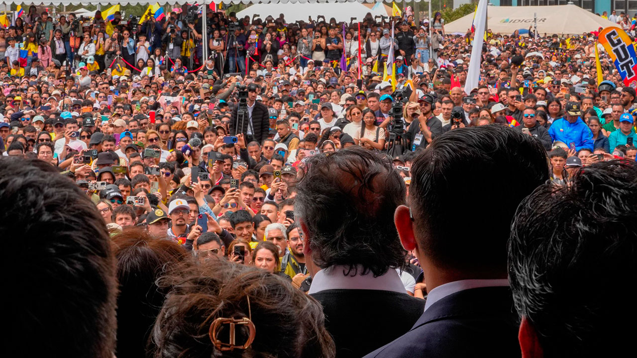 Presidente de Colombia Gustavo Petro afirma que su mandato pudo ser mejor, pero pasará a la historia como uno de los mejores de Colombia