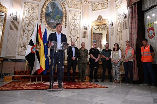 Pedro Sánchez, presidente de España, reitera que se emplearán 