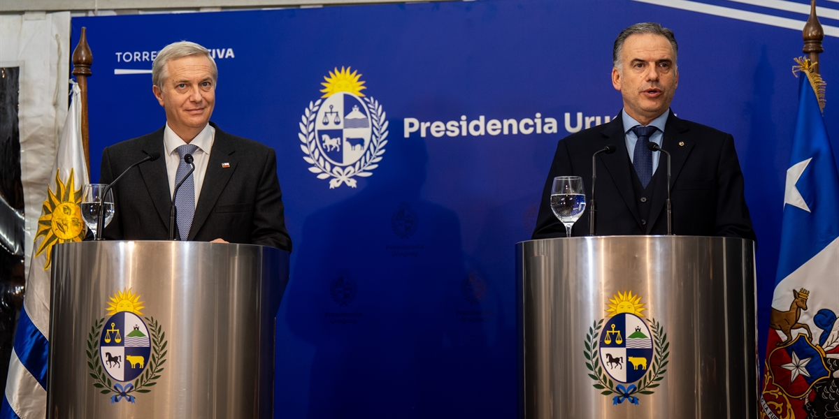 José Antonio Kast y Yamandú Orsi reafirman alianza estratégica entre Chile y Uruguay José Antonio Kast y Yamandú Orsi reafirman alianza estratégica entre Chile y Uruguay