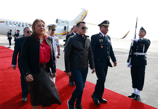 Noboa, de Ecuador, y Fujimori hablan sobre cooperación en energía y seguridad