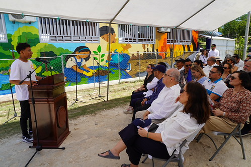 Jóvenes de Belice y Guatemala develan mural comunitario por la paz y el medio ambiente impulsado por la OEA