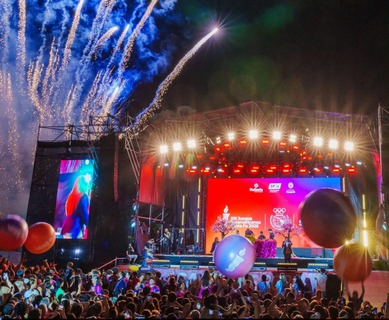 Emoción y música en la ceremonia de clausura de Santa Fe 2026, Argentina