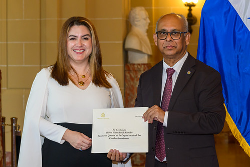 Embajadora de Honduras ante la OEA presenta credenciales