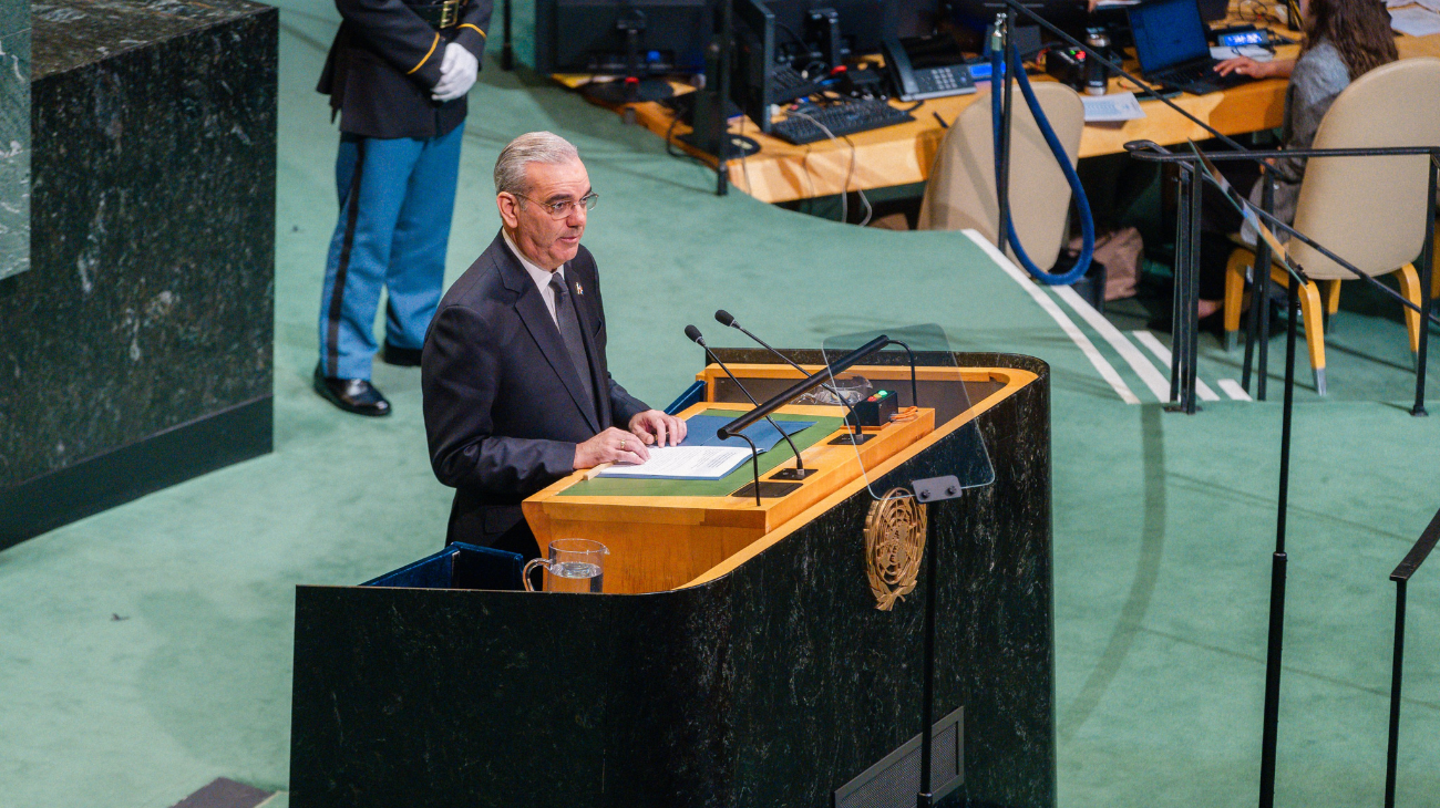 Presidente de la República Dominicana Luis Abinader llama ante la ONU a pasar de las decisiones a la acción frente a la crisis de Haití