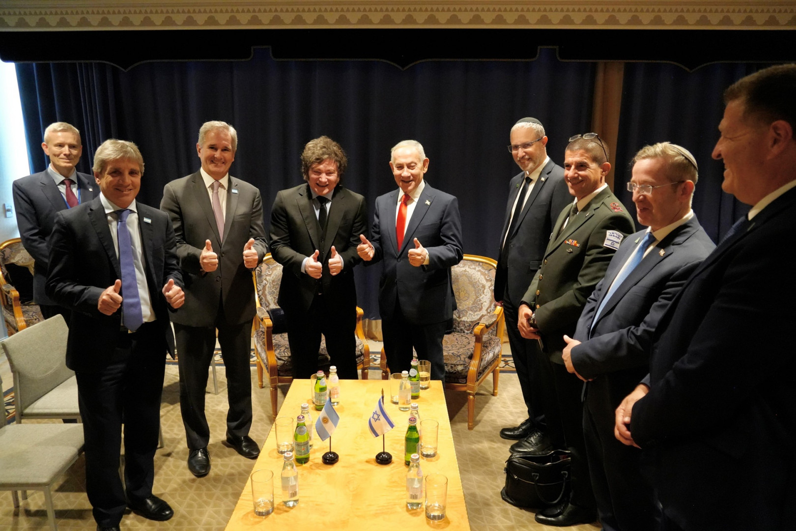 Milei y Netanyahu se reunieron en la sede de la ONU