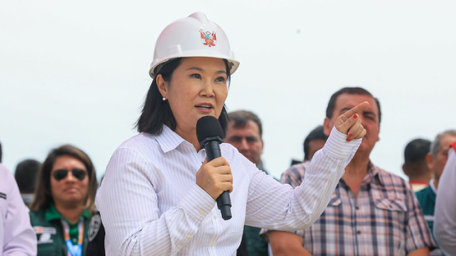 Keiko Fujimori espera que el Congreso esté a la altura de la problemática del país