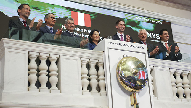 Keiko Fujimori participa en campanazo en la Bolsa de Valores de Nueva York: “El Perú es clave”