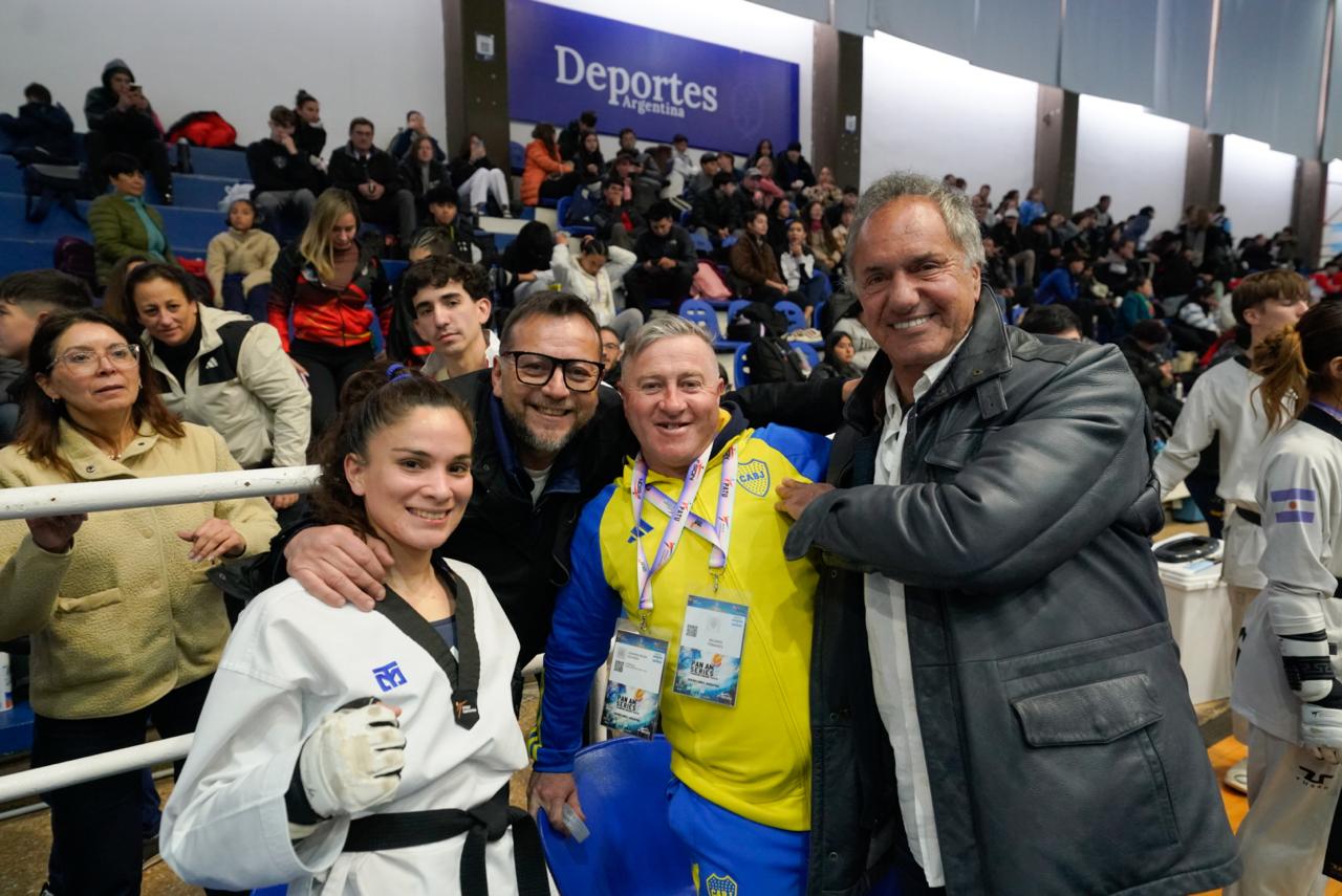 Scioli en el CeNARD: 
