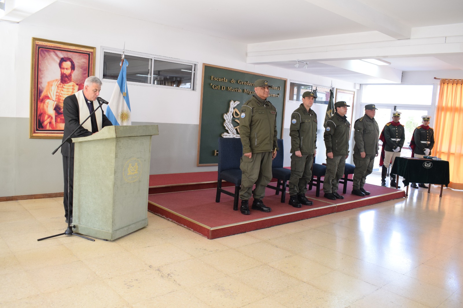 Imposición de nombres a aulas de la Agrupación Estudio de la Escuela