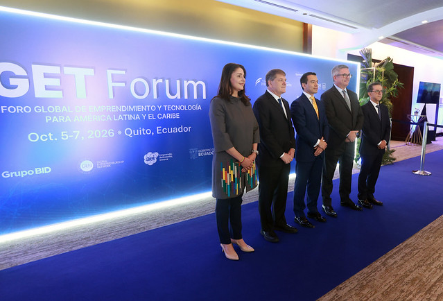 {Ecuador} PRESIDENTE DANIEL NOBOA PARTICIPA EN EL GET FORUM 2026: “EL FUTURO NO SE ESPERA, SE CONQUISTA CON DECISIÓN Y LIDERAZGO” - Secretaría General de Comunicación de la Presidencia
