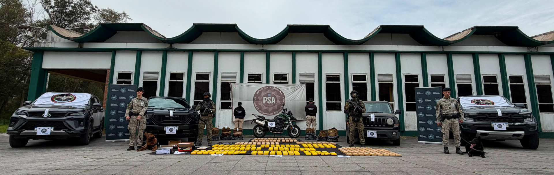 La PSA desarticuló una organización narco y secuestró más de 200