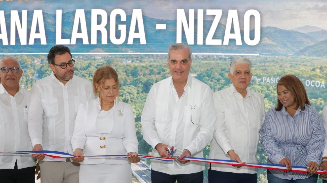 Presidente Luis Abinader inaugura carretera Nizao-Sabana Larga-Ocoa y fortalece conexión entre Cibao y Sur