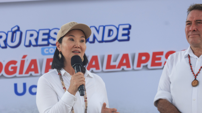 Presidenta Fujimori: Trabajo articulado permite evacuar el agua en cuatro zonas críticas de Piura