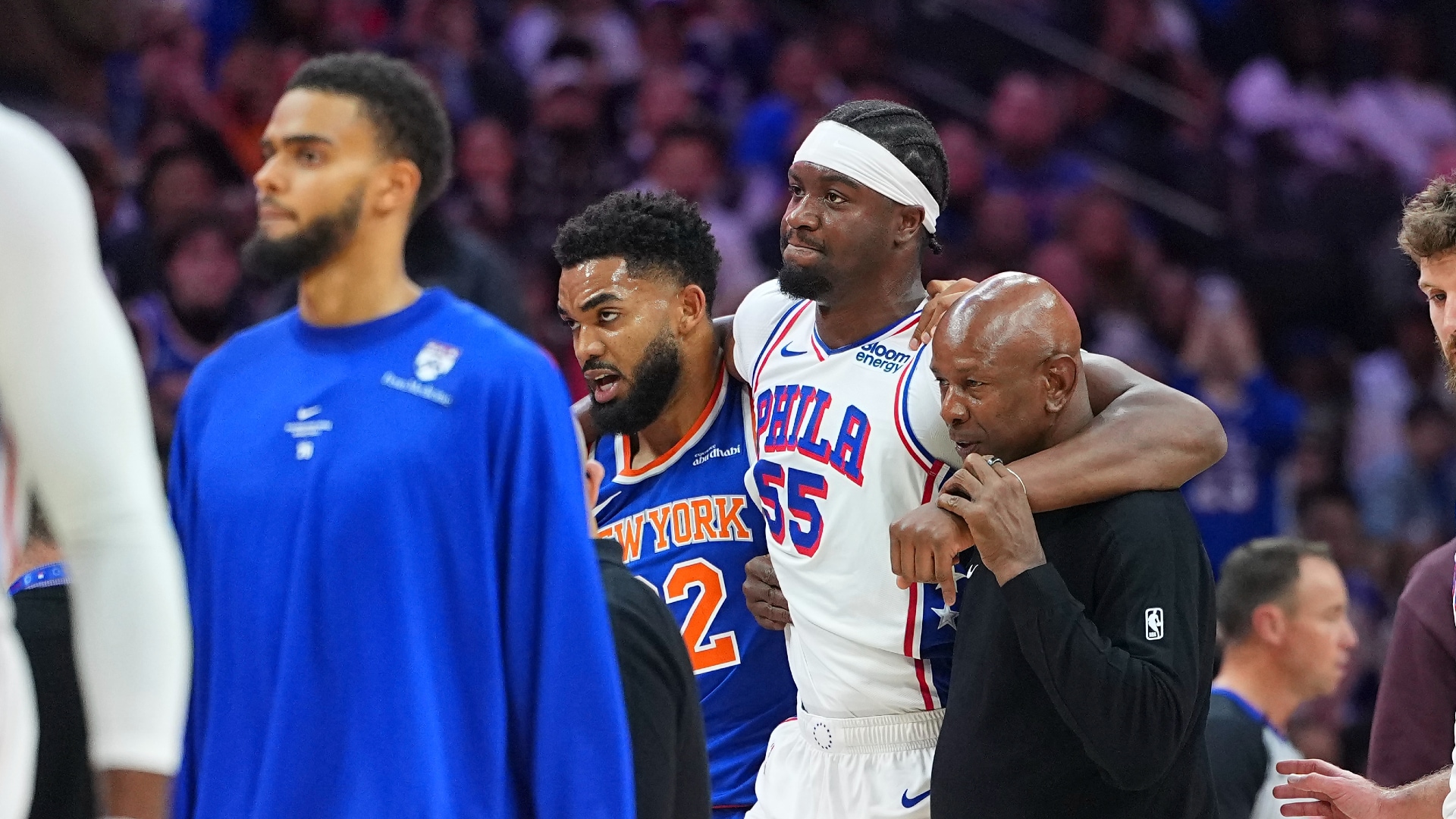 Ariel Hukporti sufre desgarro del tendón de Aquiles derecho en el estreno de la pretemporada de los 76ers