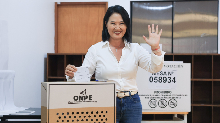 Presidenta Keiko Fujimori emitió su voto y destacó que el Gobierno garantiza el orden en las Elecciones Regionales y Municipales 2026