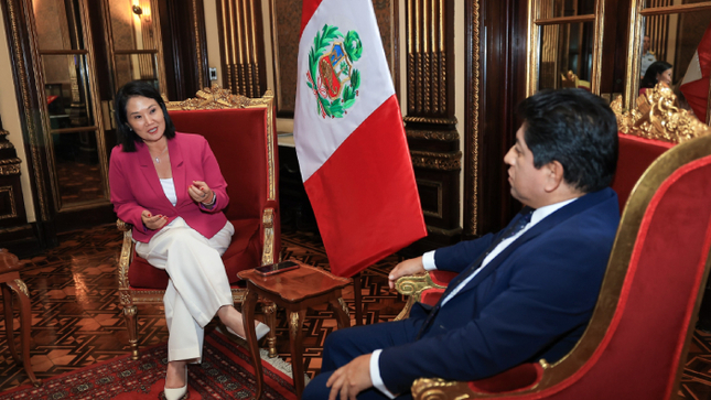 Presidenta Fujimori sostuvo diversas reuniones de trabajo en Palacio de Gobierno